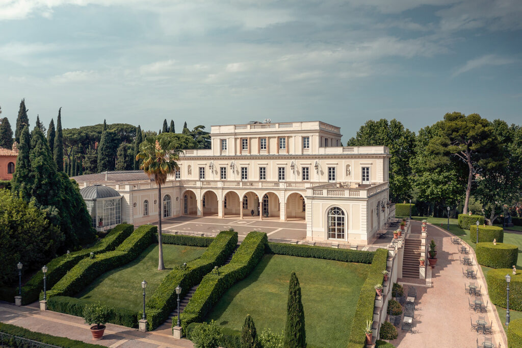 Cinematic wedding film at Villa Miani overlooking Rome