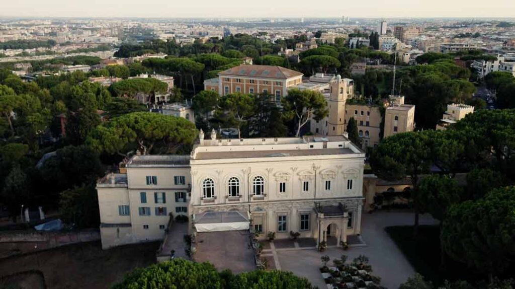 Luxury wedding video at Villa Aurelia Rome